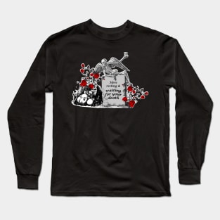 Angel of death waiting for you Long Sleeve T-Shirt